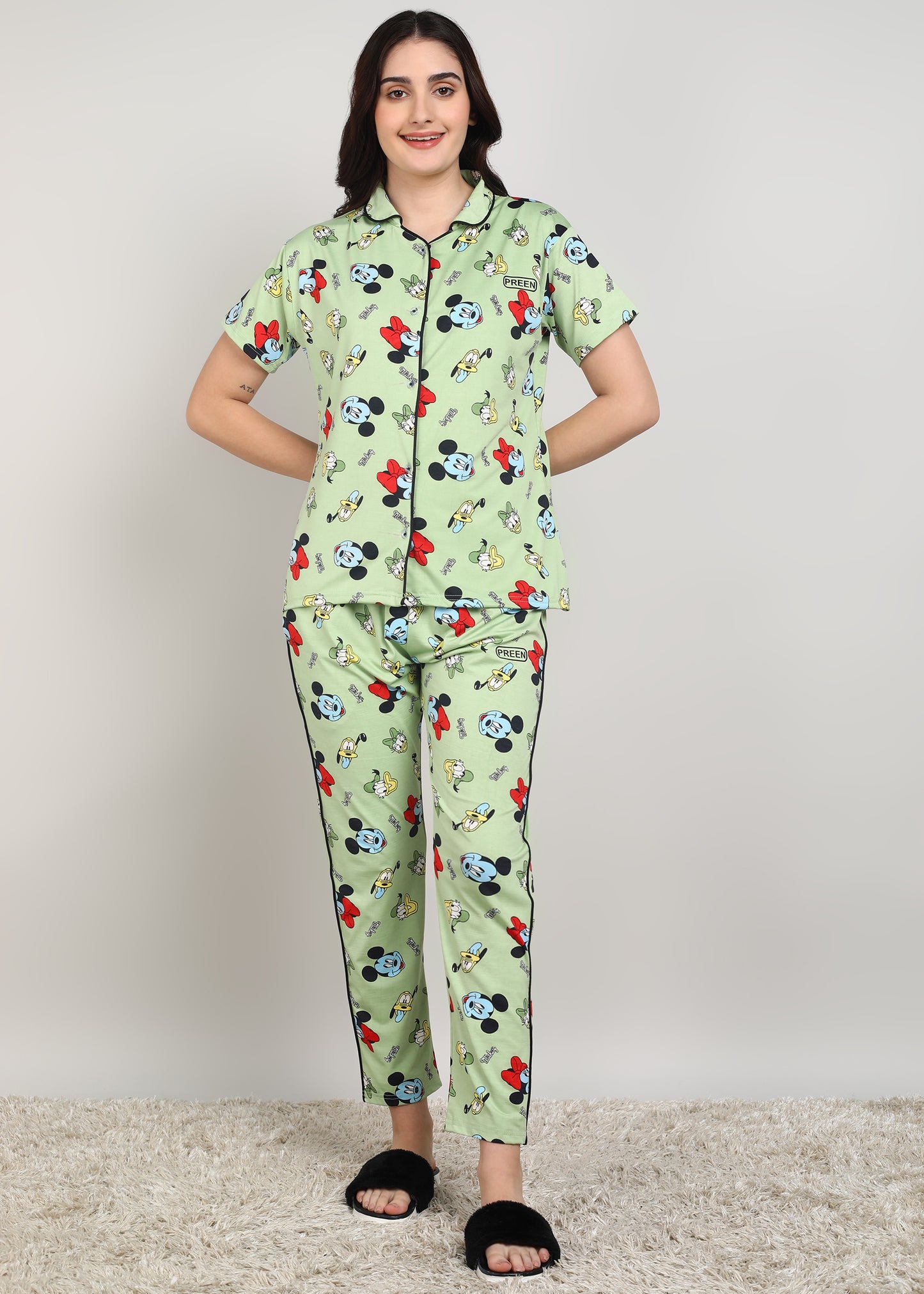 Preen Women Shirt & Pajama set