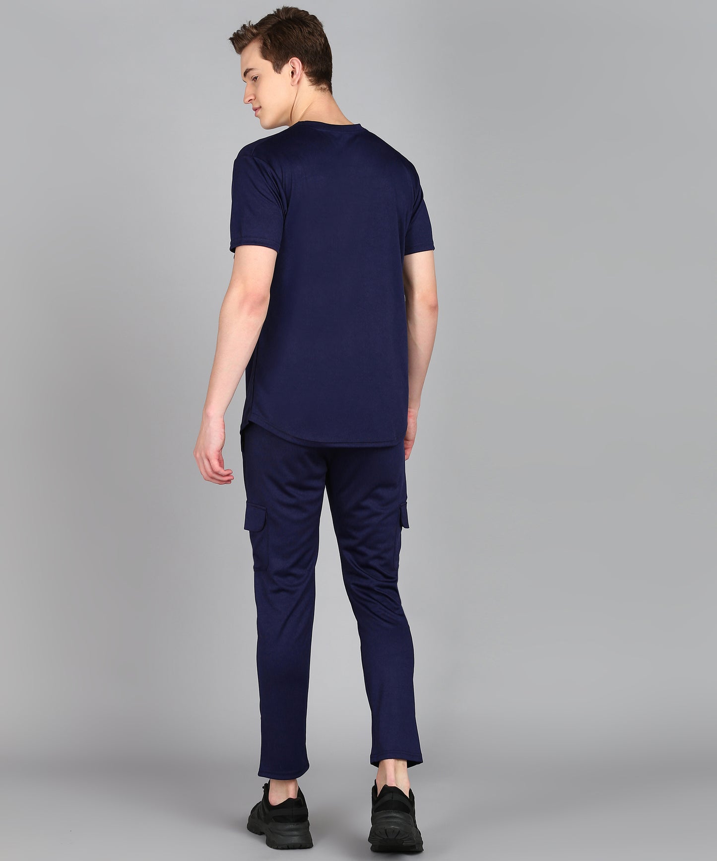 Preen Men's Solid T-shirt and Lower Set