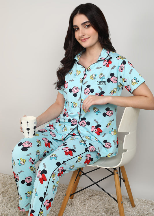 Preen Women Shirt & Pajama set