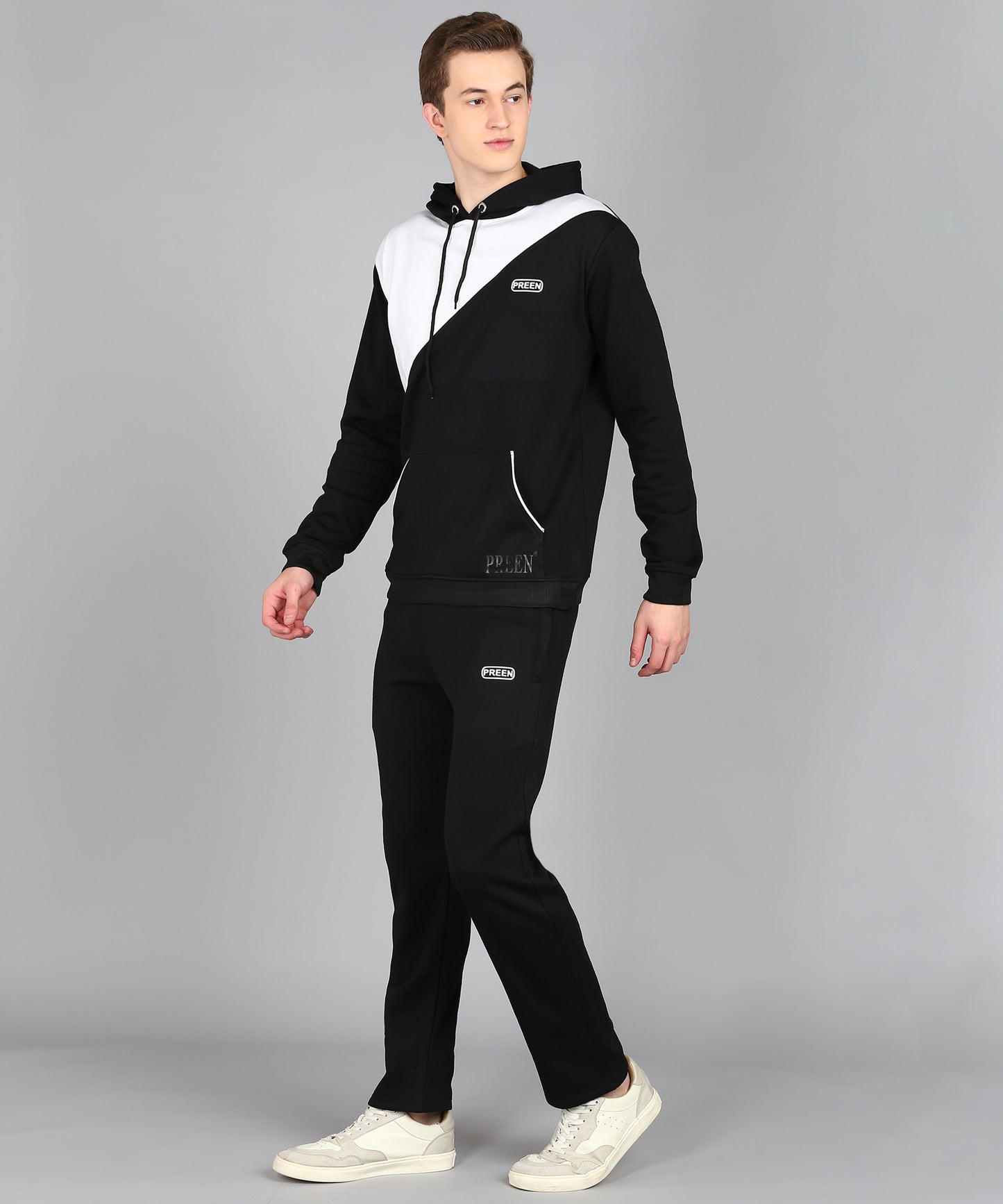 Preen Fleece Hoodie Winter Track Suit Set