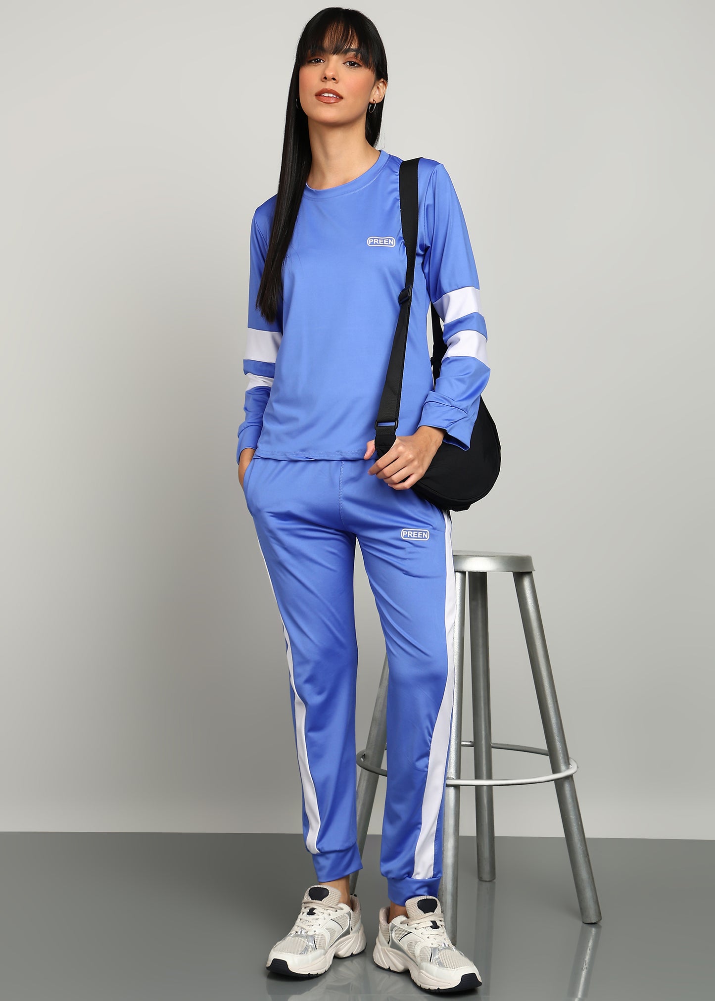 PREEN Full Sleeve Sports Tshirt and Lower Set /  Women Night suit Set