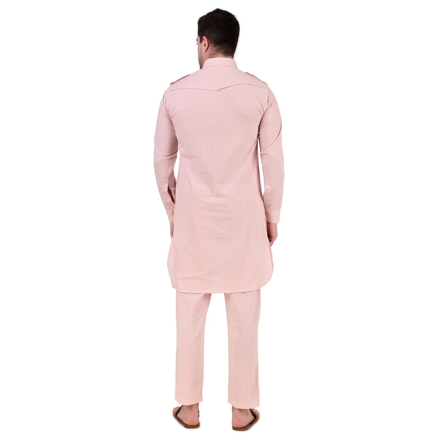 Preen Pink DP Pathani Suit Set / Kurta Pajama Set